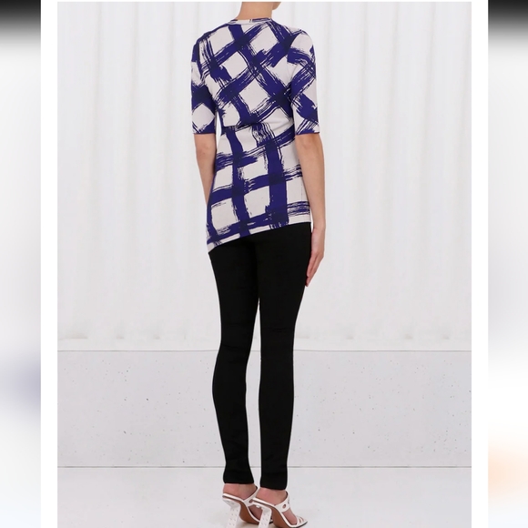 Proenza Schouler gingham Jacquard asymmetrical top size medium - Picture 6 of 16